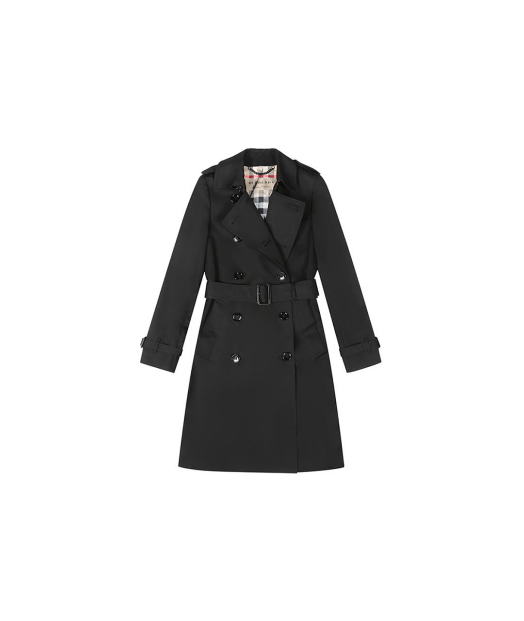 BURBERRY Черный тренч/плащ, фото 1