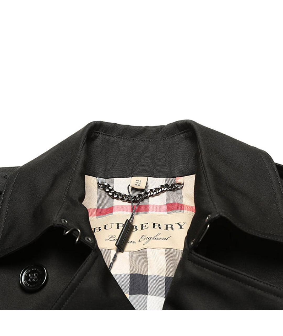 BURBERRY Черный тренч/плащ, фото 4