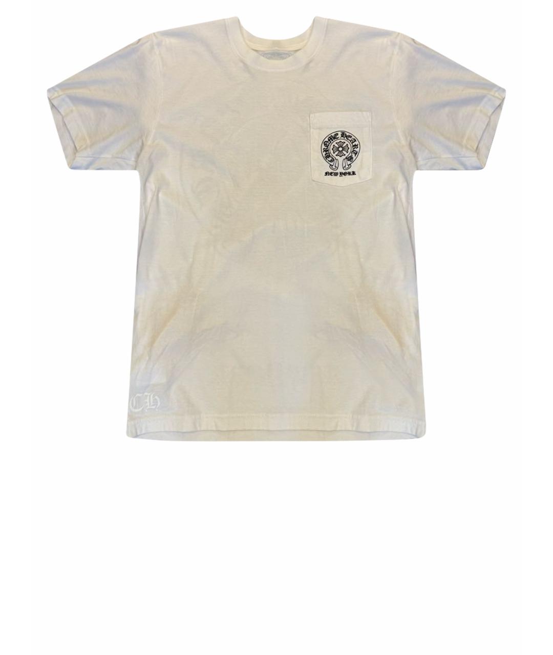 CHROME HEARTS Белая хлопковая футболка, фото 1