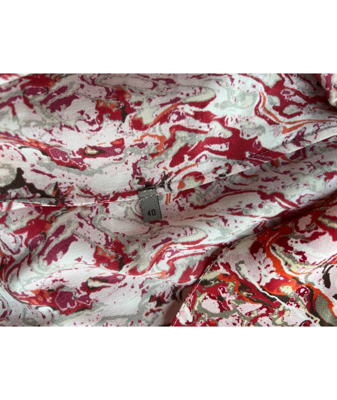 BOTTEGA VENETA Коралловое шелковое коктейльное платье, фото 8