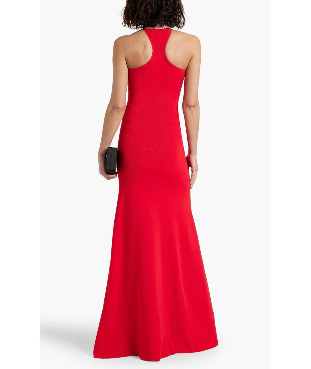 VICTORIA BECKHAM Красное коктейльное платье, фото 3