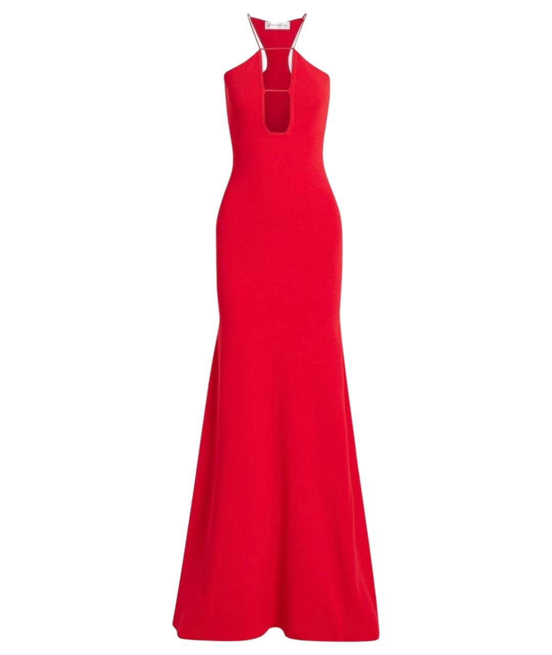 VICTORIA BECKHAM Красное коктейльное платье, фото 1