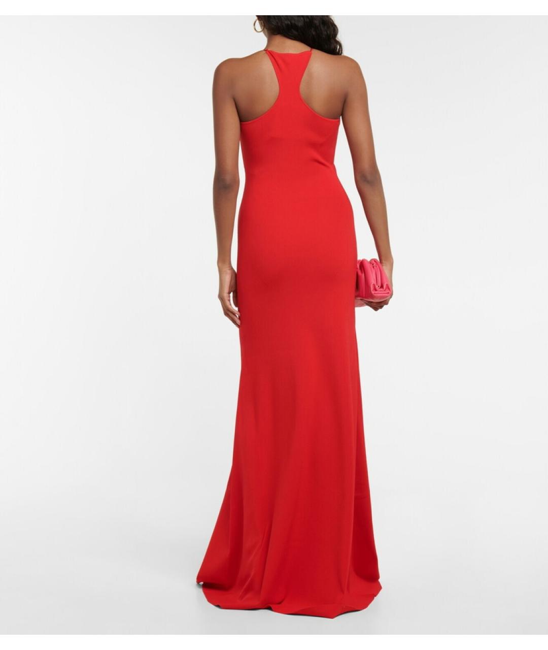 VICTORIA BECKHAM Красное коктейльное платье, фото 5