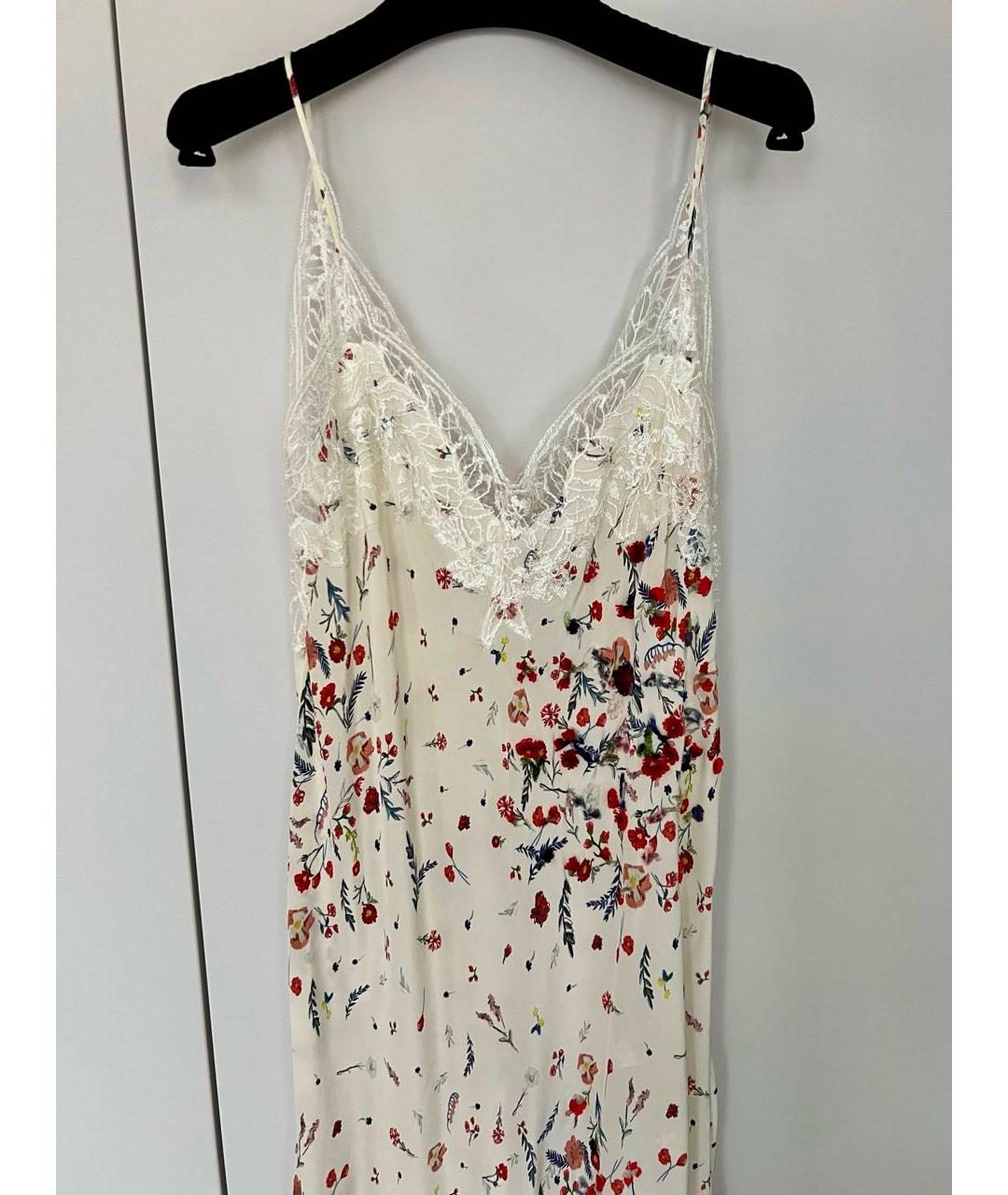 ERMANNO SCERVINO Белый шелковый сарафан, фото 3