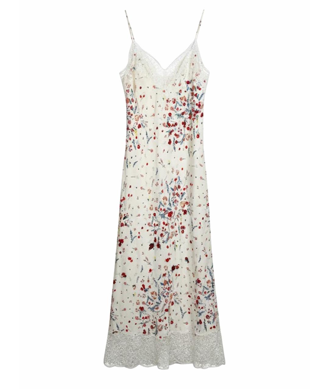 ERMANNO SCERVINO Белый шелковый сарафан, фото 1