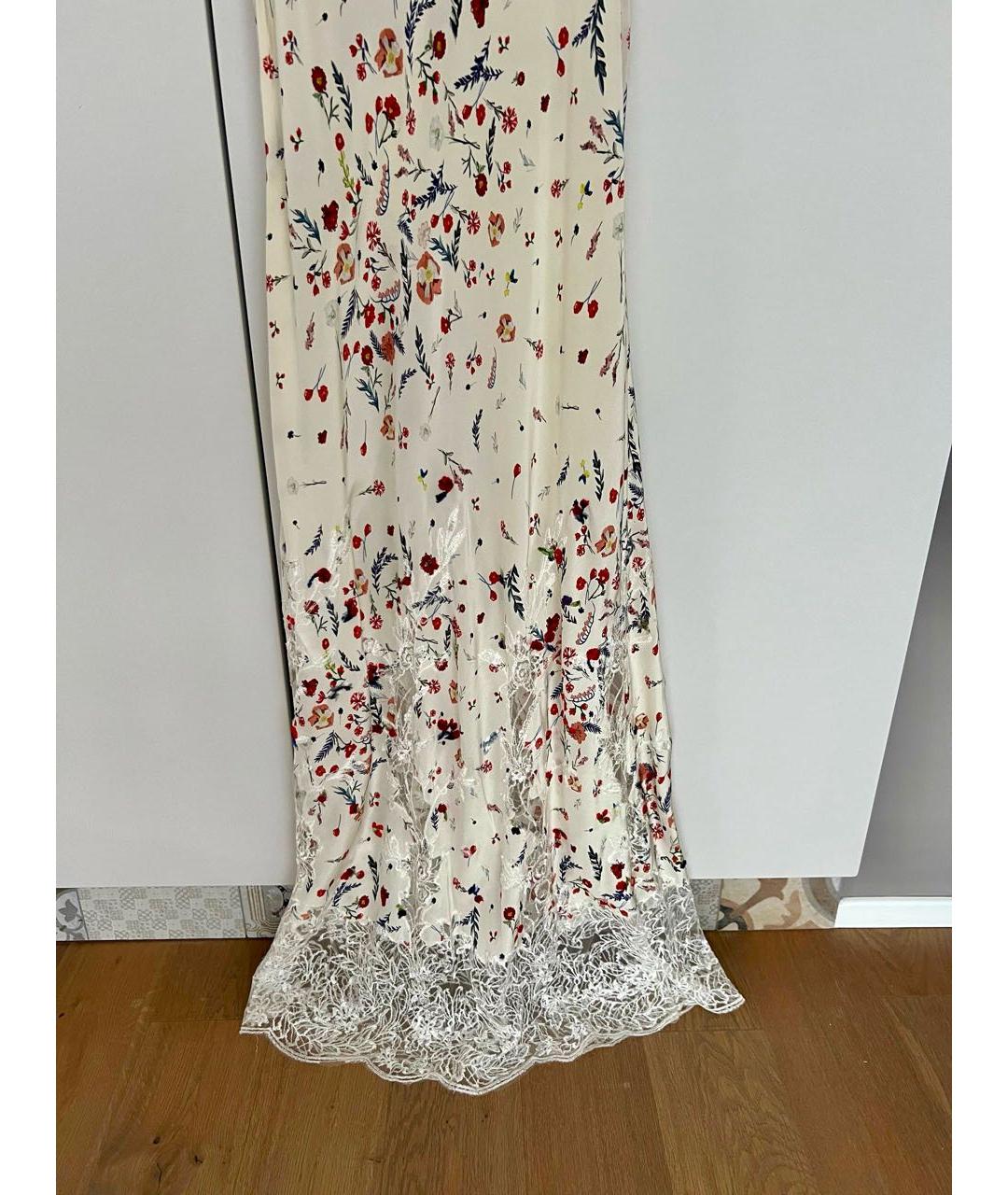 ERMANNO SCERVINO Белый шелковый сарафан, фото 4