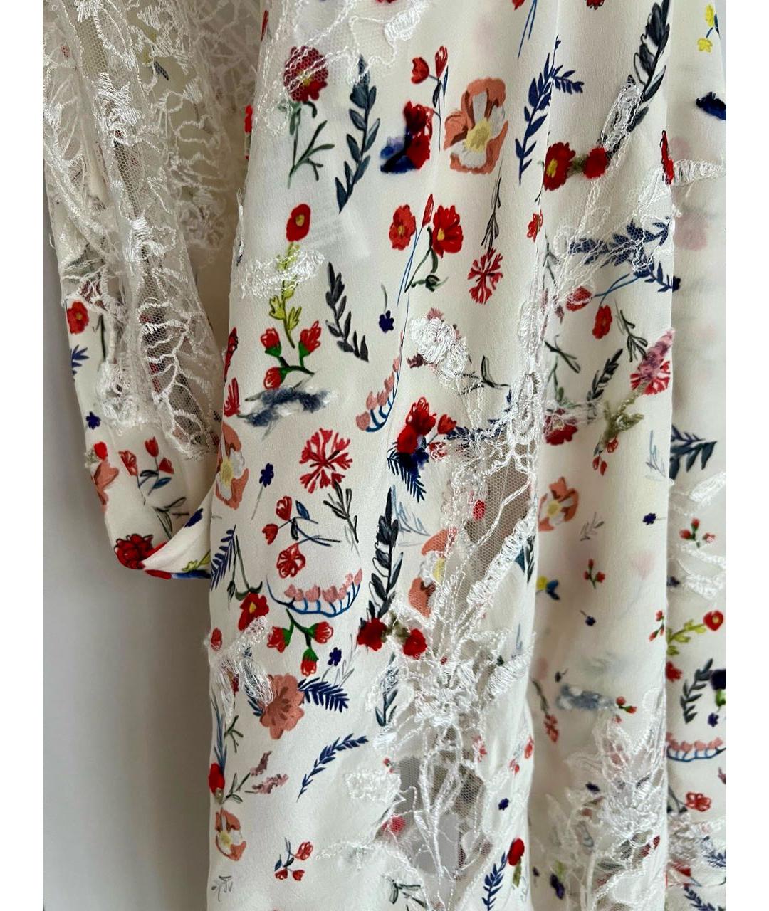 ERMANNO SCERVINO Белый шелковый сарафан, фото 2