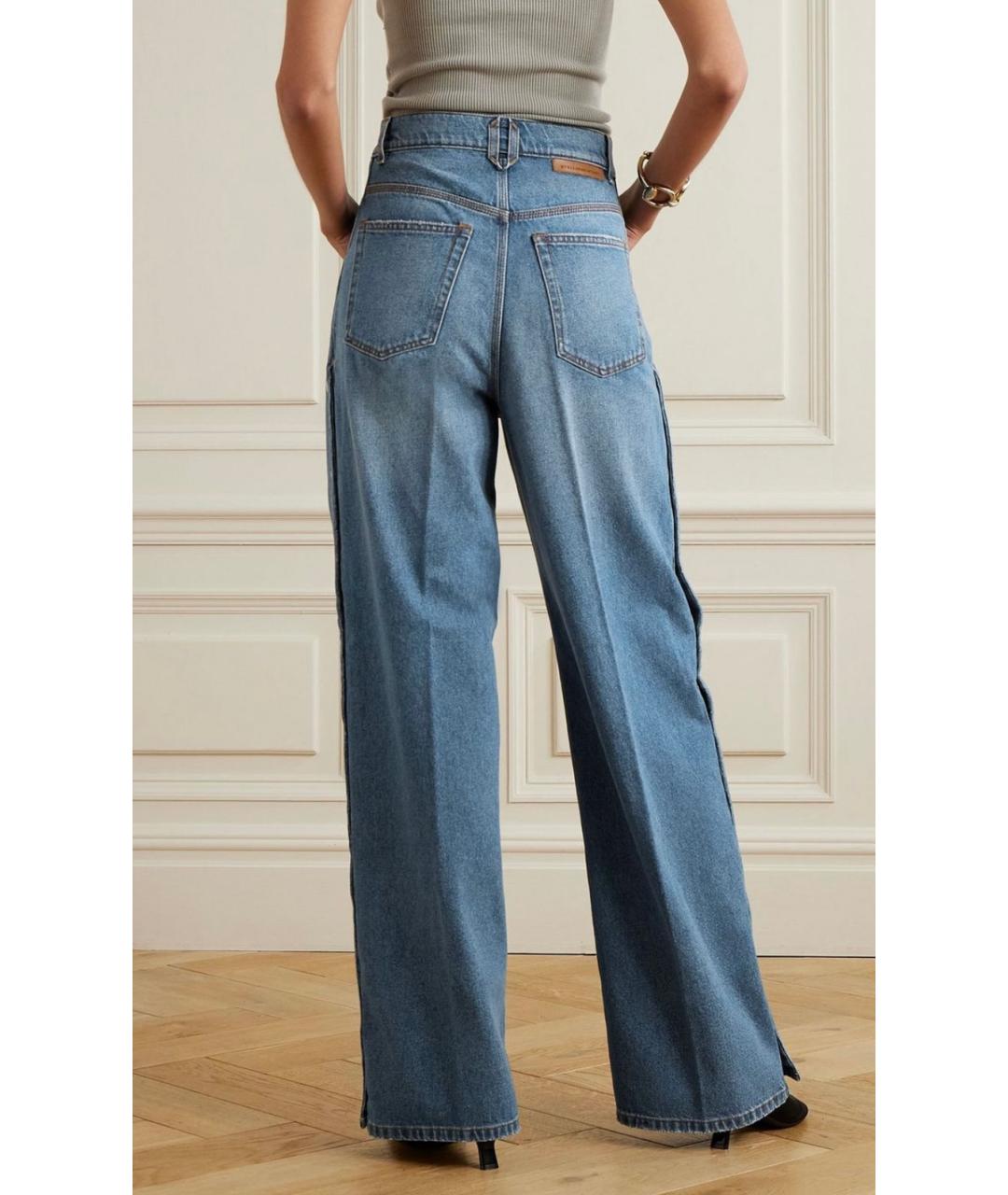 STELLA MCCARTNEY Синие прямые джинсы, фото 4