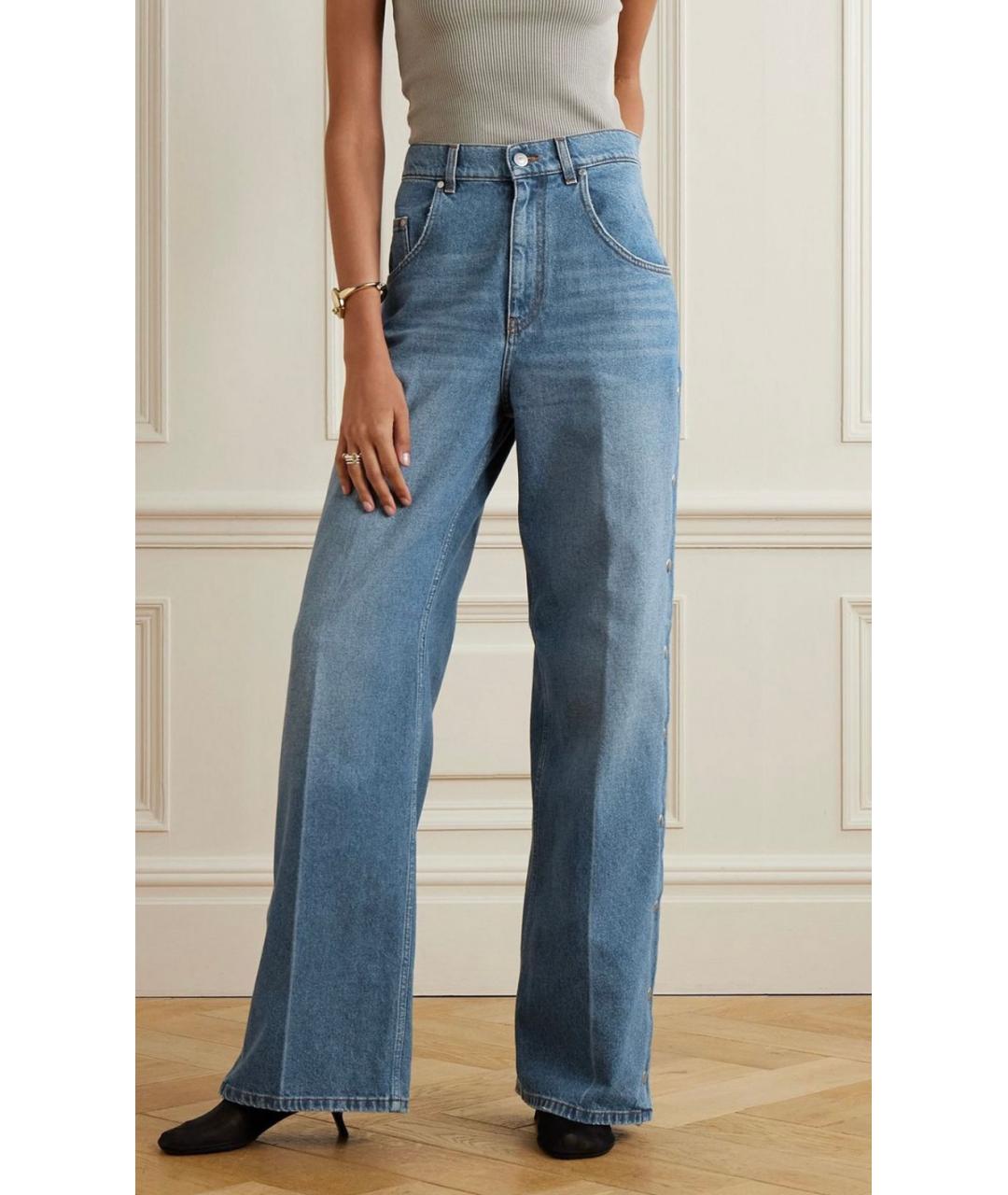 STELLA MCCARTNEY Синие прямые джинсы, фото 3