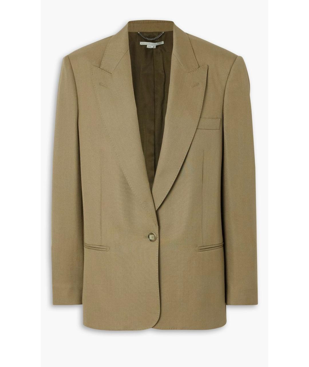 STELLA MCCARTNEY Бежевый жакет/пиджак, фото 1