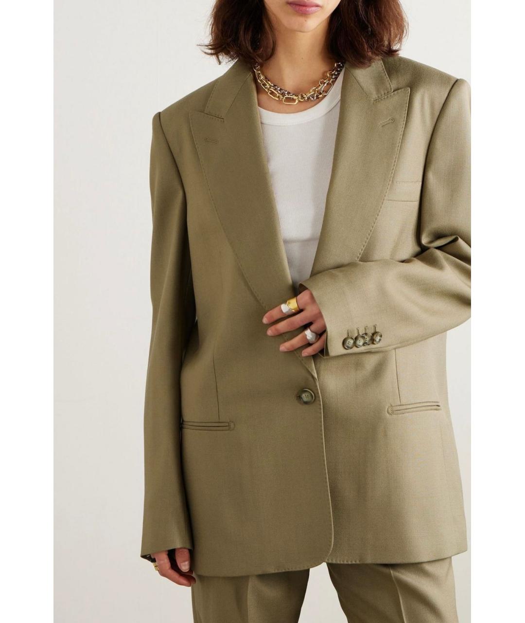 STELLA MCCARTNEY Бежевый жакет/пиджак, фото 4