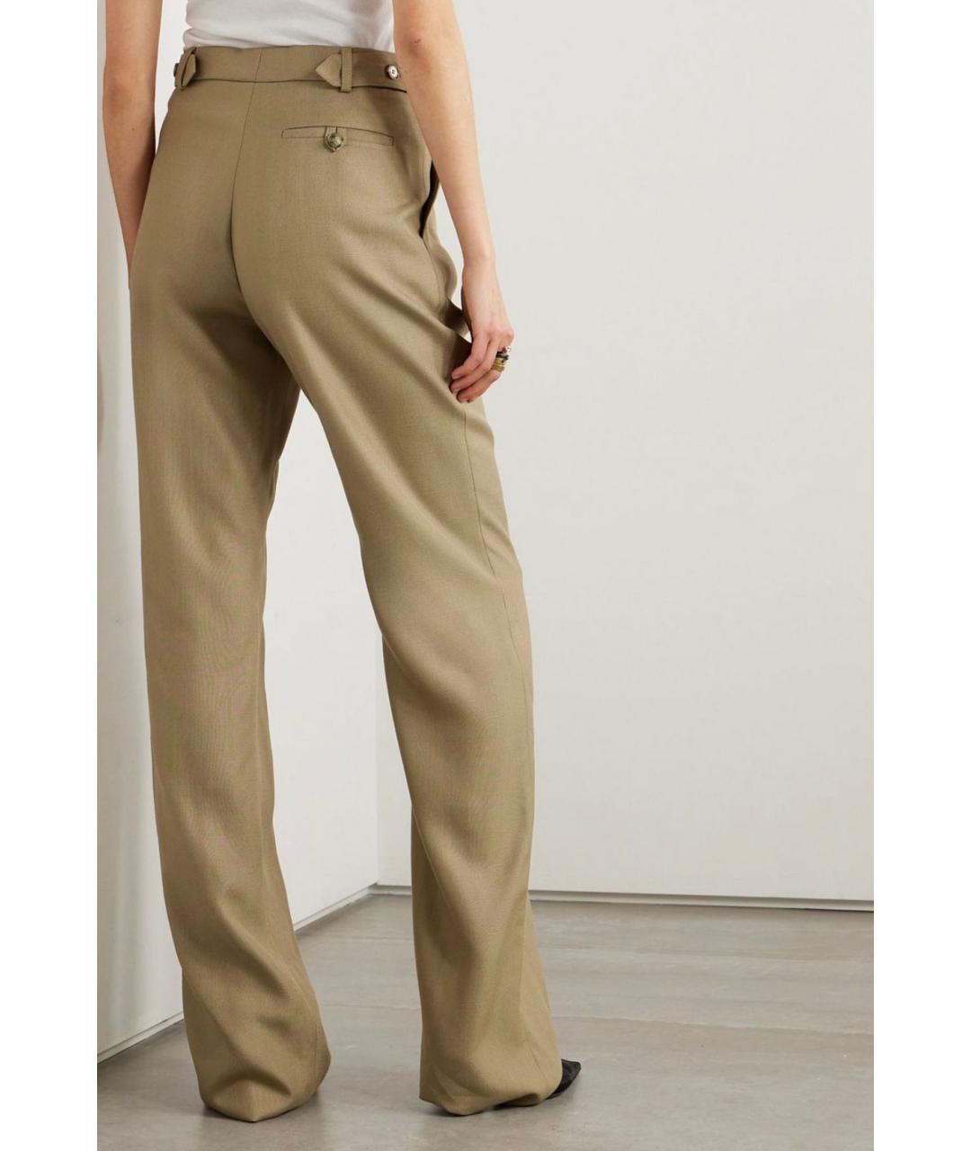 STELLA MCCARTNEY Бежевые прямые брюки, фото 5