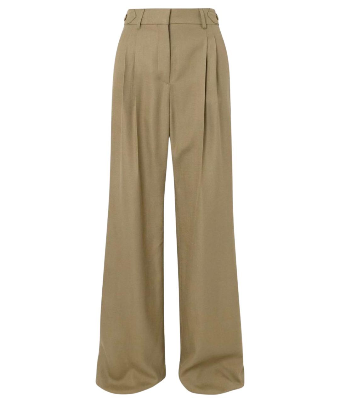 STELLA MCCARTNEY Бежевые прямые брюки, фото 1