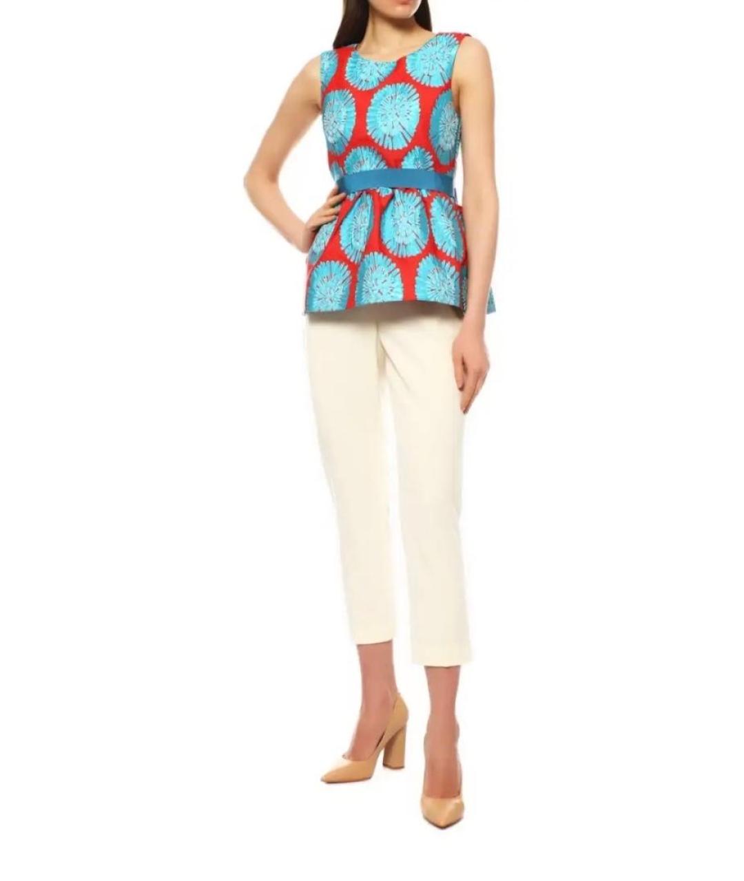 P.A.R.O.S.H. Голубое полиэстеровое вечернее платье, фото 2