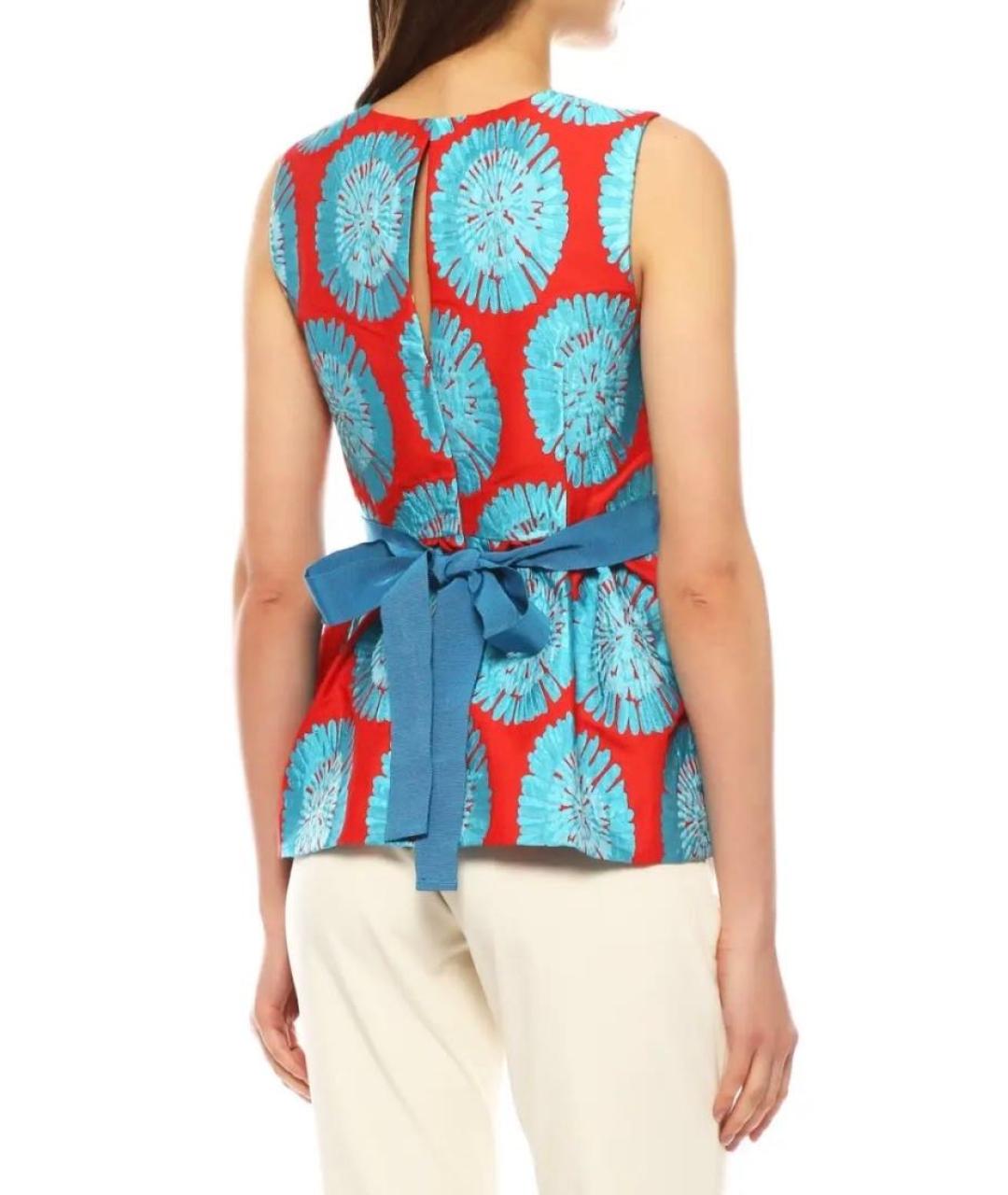 P.A.R.O.S.H. Голубое полиэстеровое вечернее платье, фото 3