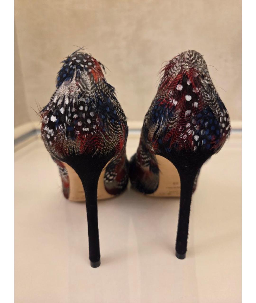 JIMMY CHOO Мульти замшевые туфли, фото 4