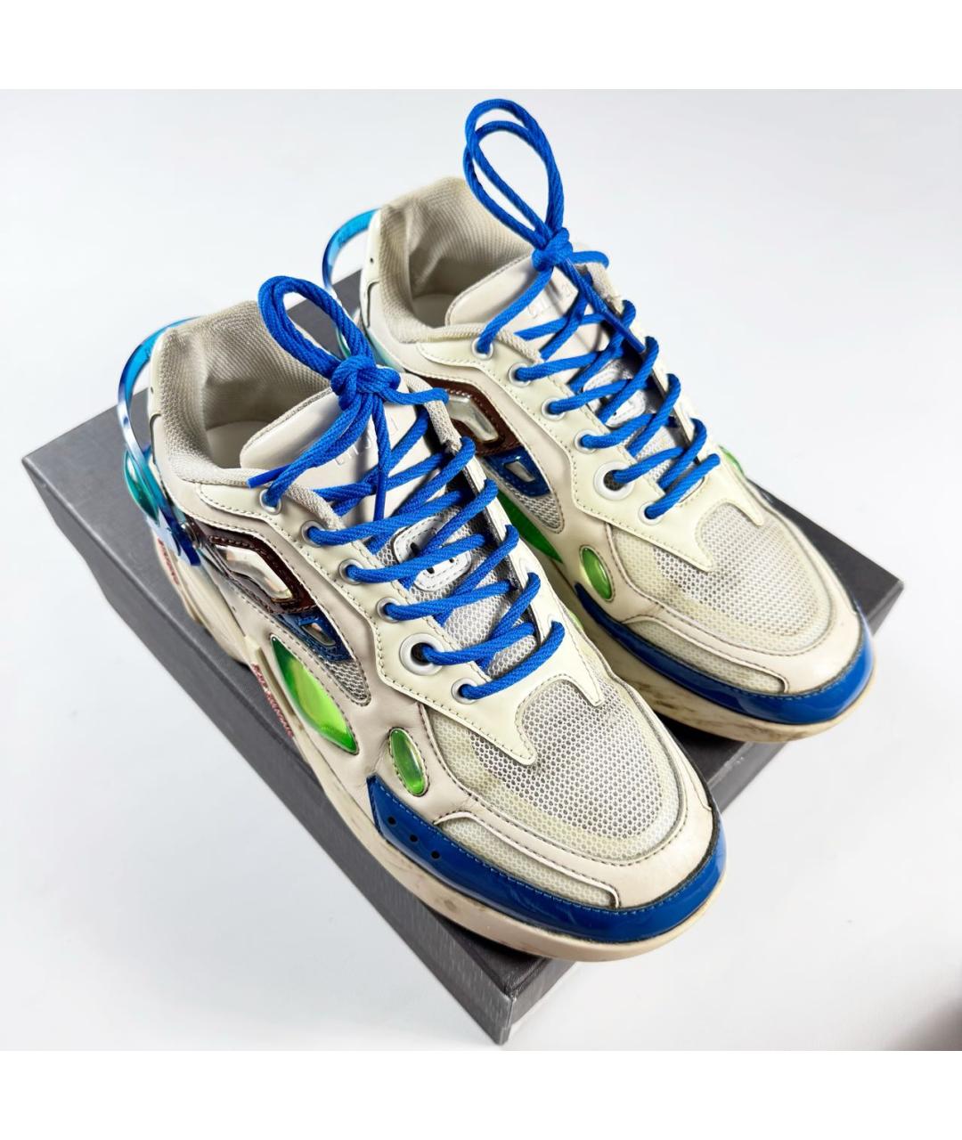 RAF SIMONS Бежевые низкие кроссовки / кеды, фото 2