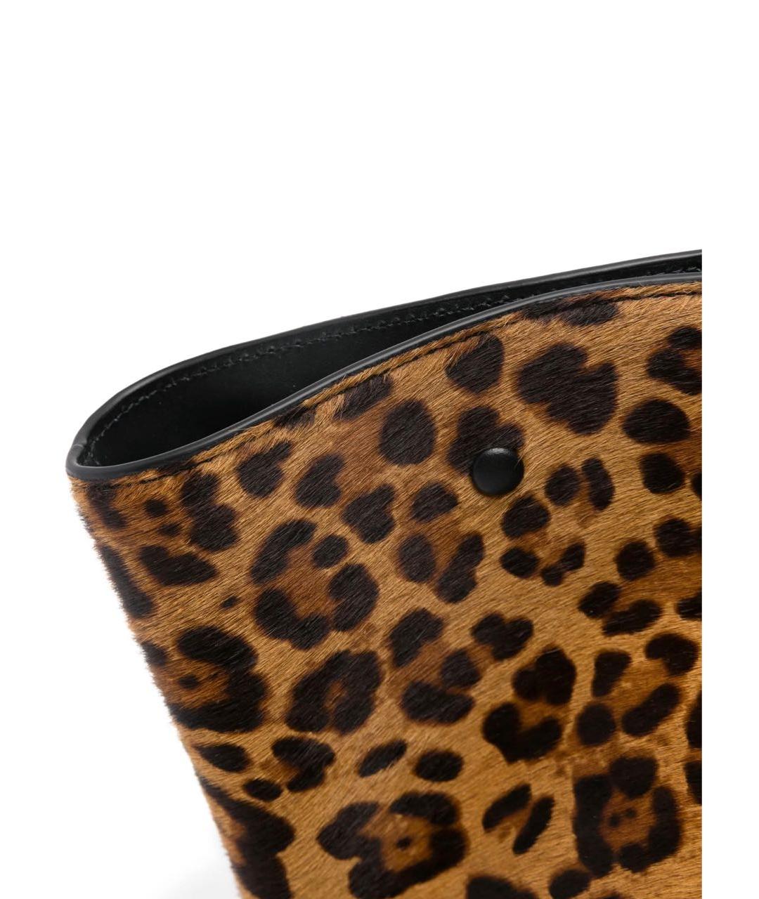 DEMELLIER Коричневая кожаная сумка с короткими ручками, фото 4