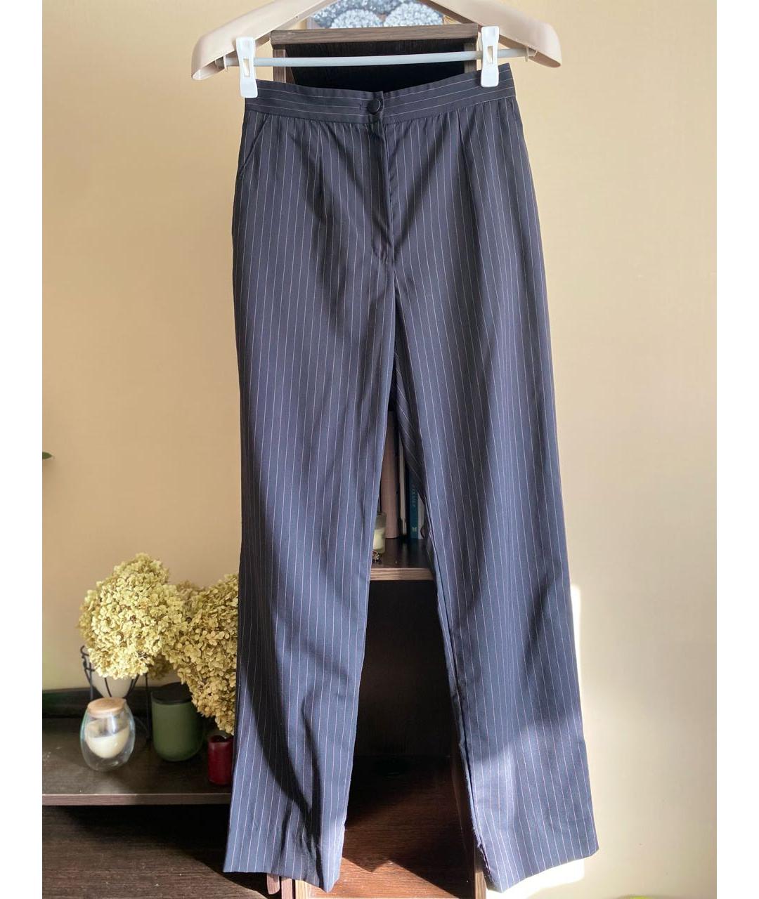 DOLCE&GABBANA Антрацитовый шерстяной костюм с брюками, фото 2