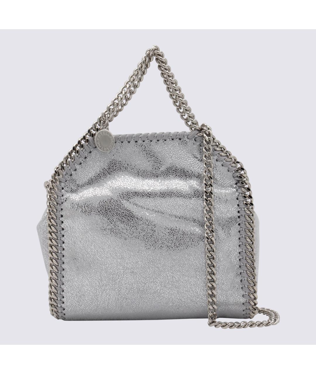 STELLA MCCARTNEY Серебряная синтетическая сумка через плечо, фото 3