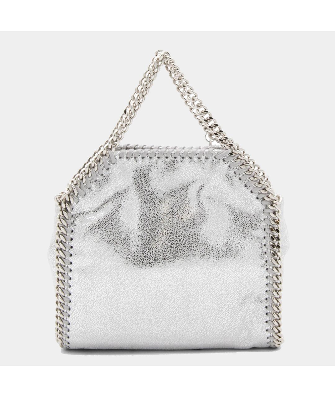 STELLA MCCARTNEY Серебряная синтетическая сумка через плечо, фото 2