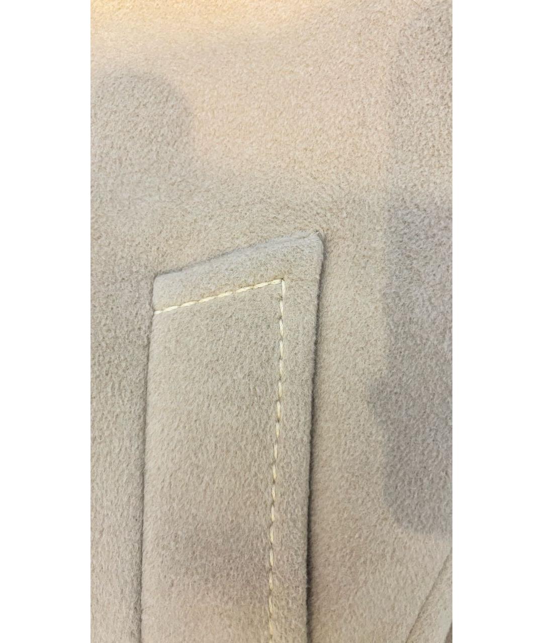 MAX MARA Бежевое шерстяное пальто, фото 7