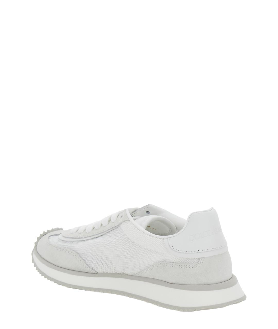 DOLCE&GABBANA Белые синтетические кроссовки, фото 3