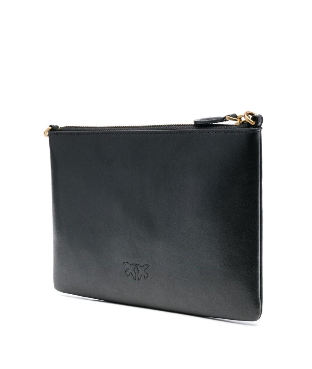 PINKO Черная кожаная сумка через плечо, фото 2