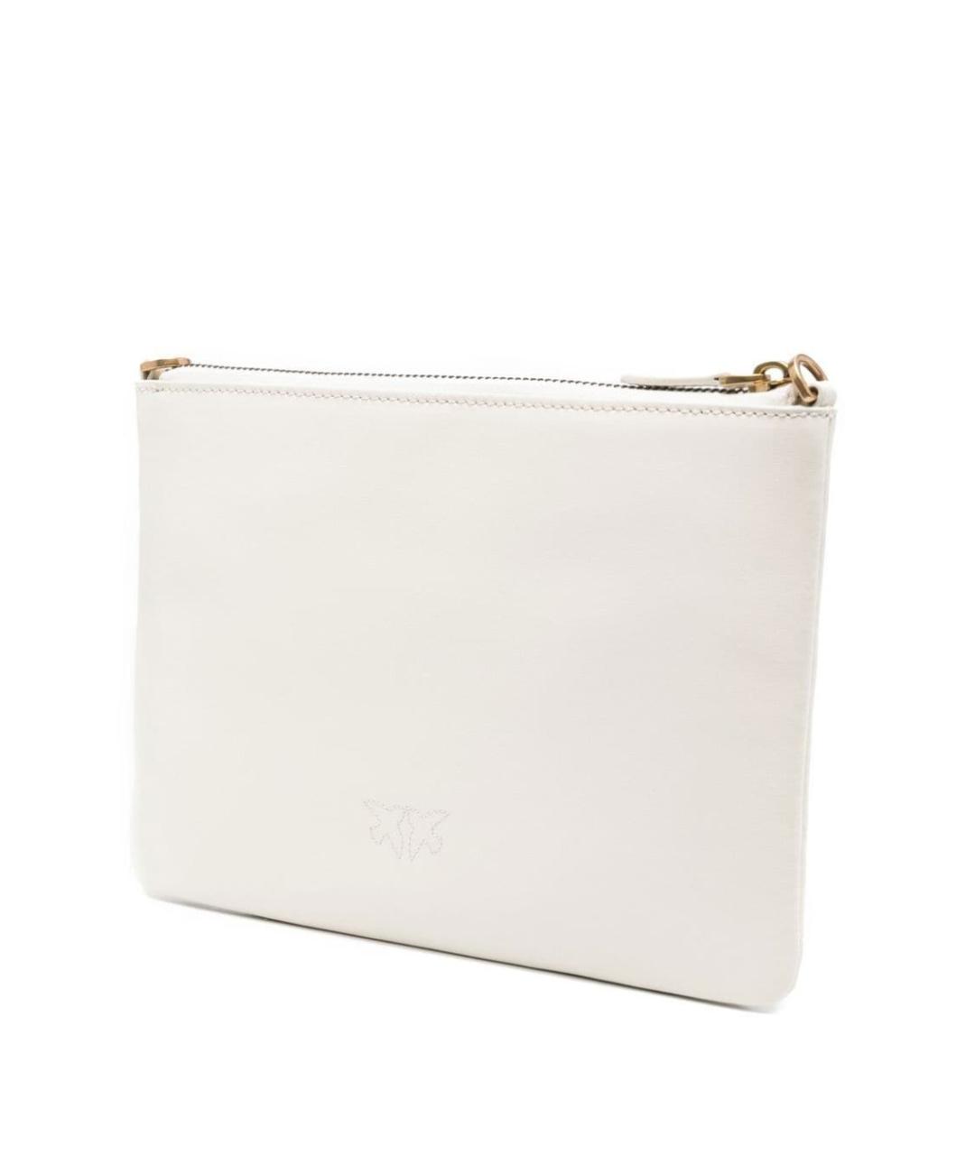 PINKO Белая кожаная сумка через плечо, фото 2