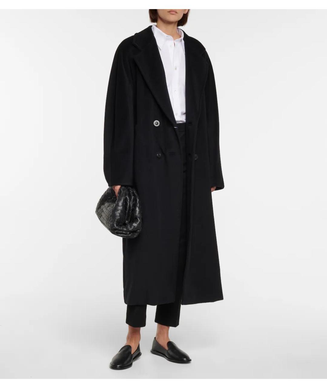 MAX MARA Темно-синее кашемировое пальто, фото 3