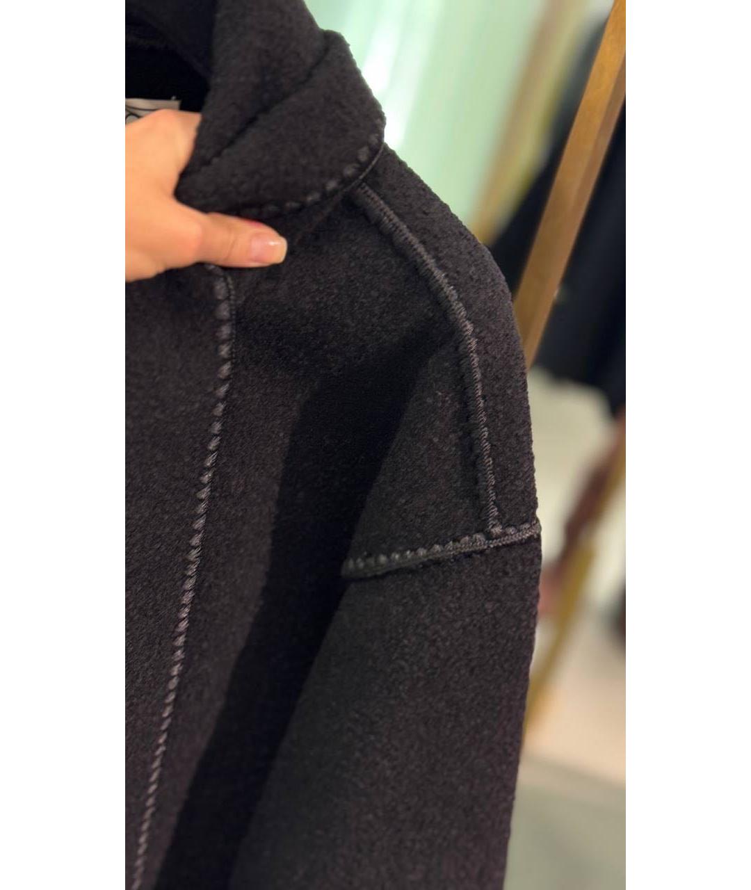 TOTEME Черное шерстяное пальто, фото 7