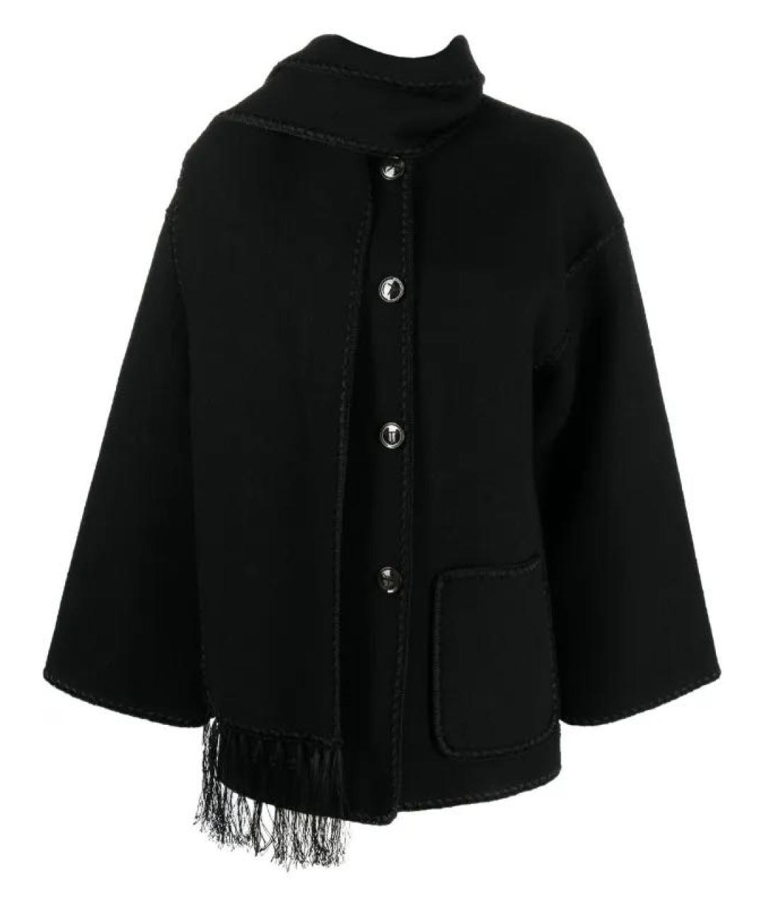 TOTEME Черное шерстяное пальто, фото 9