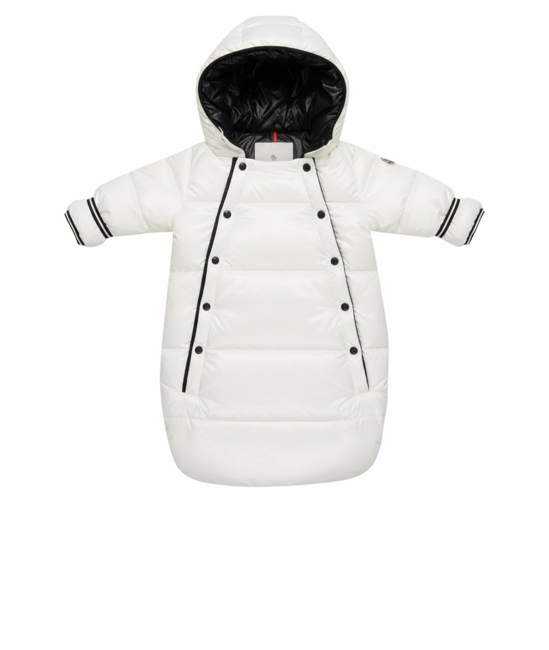 MONCLER KIDS Белый комбинезон, фото 1