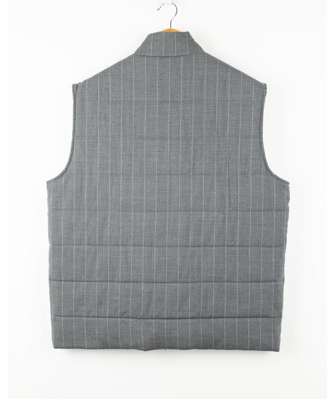 ELEVENTY Серый шерстяной жилет, фото 2