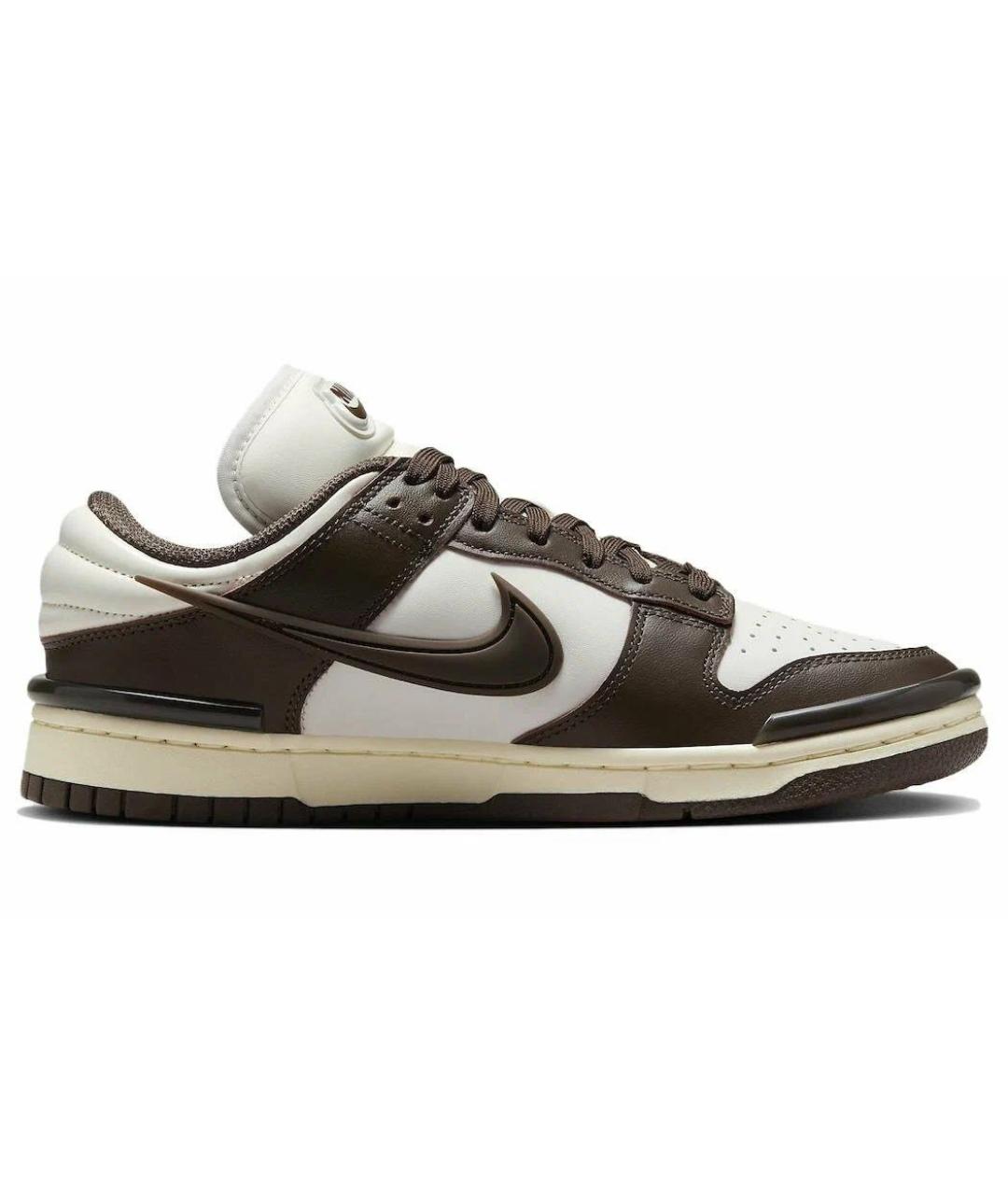 NIKE Коричневые кожаные кеды, фото 9