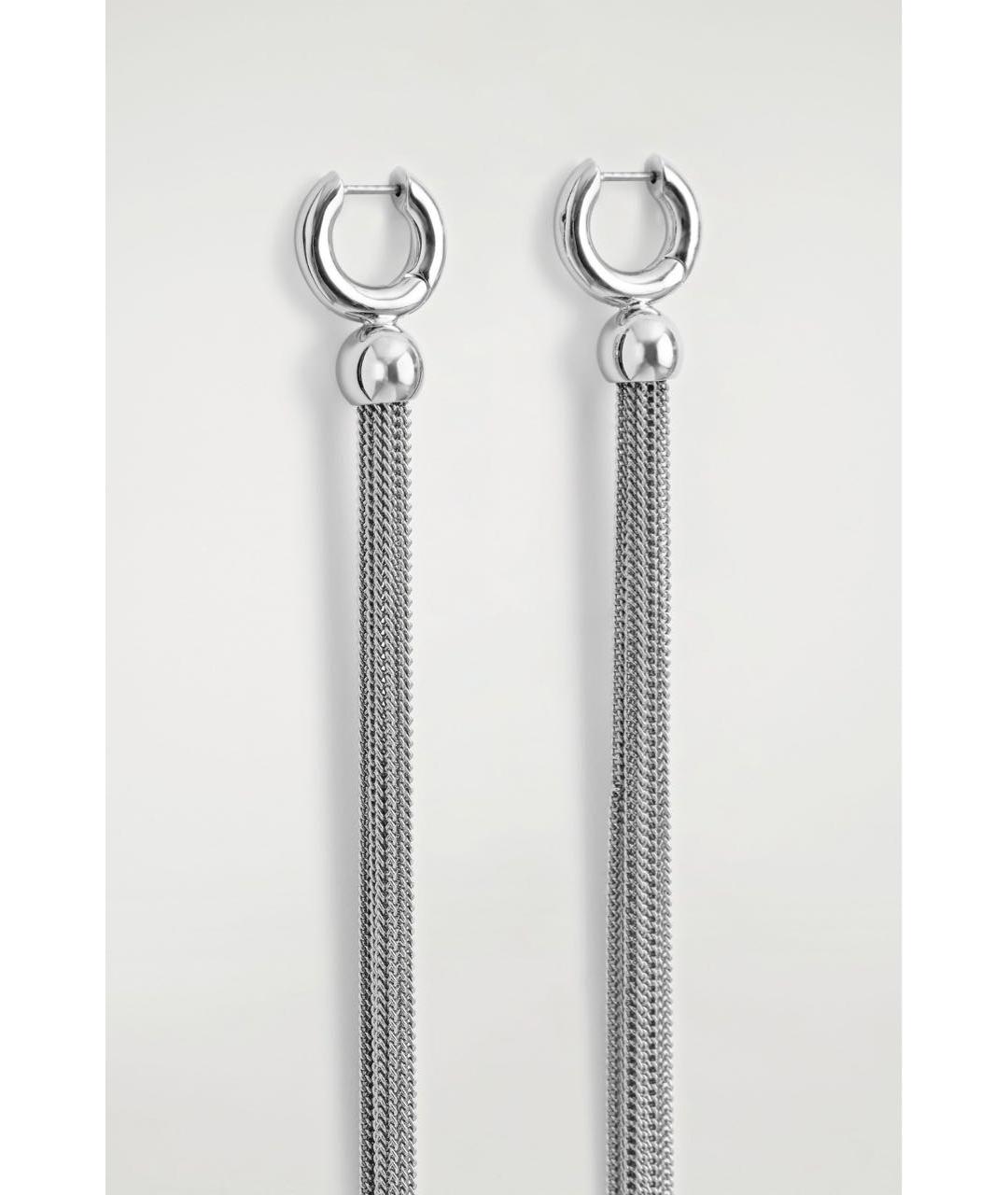 COS Серебряные латунные серьги, фото 5