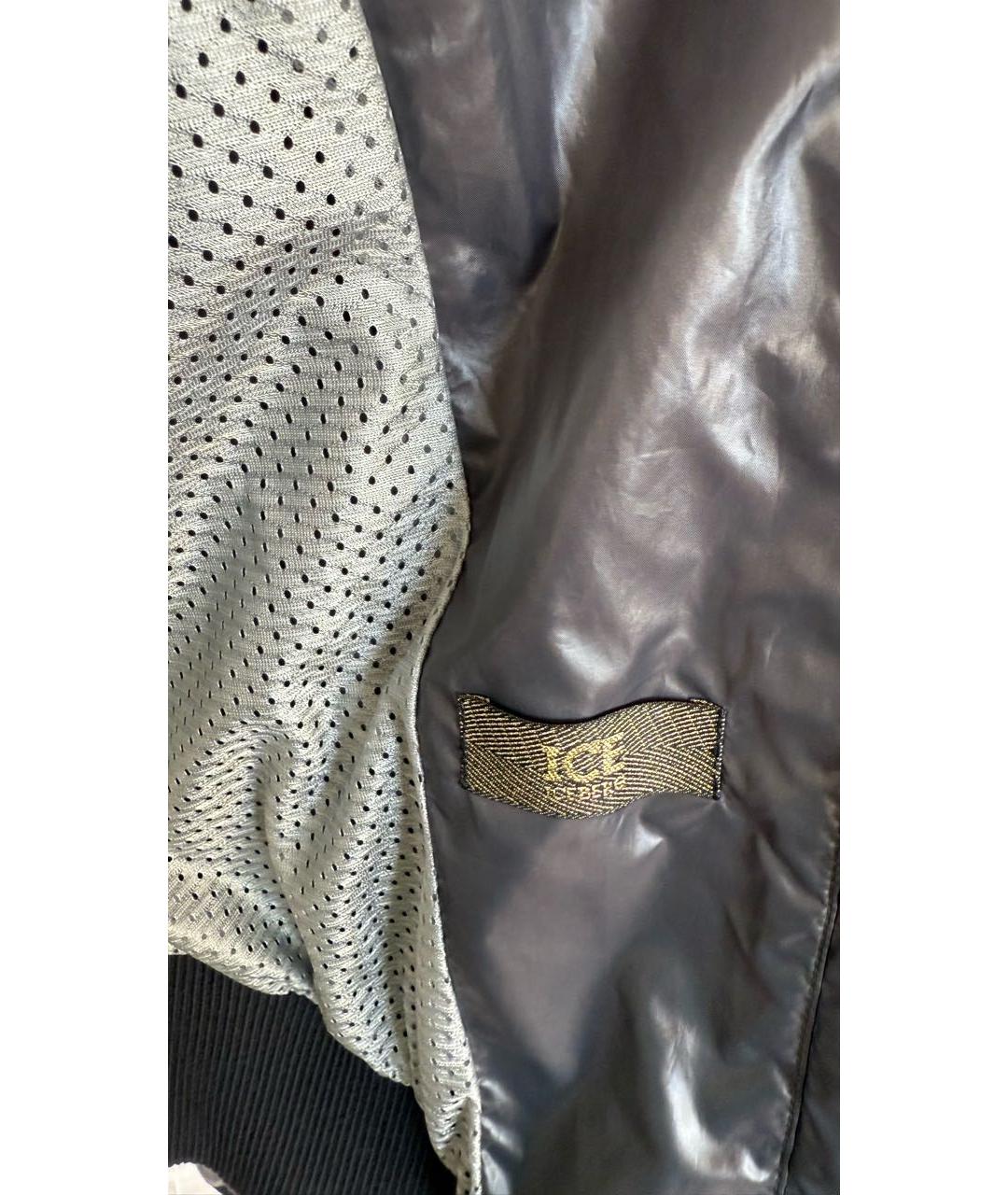 ICEBERG Антрацитовая полиэстеровая куртка, фото 4