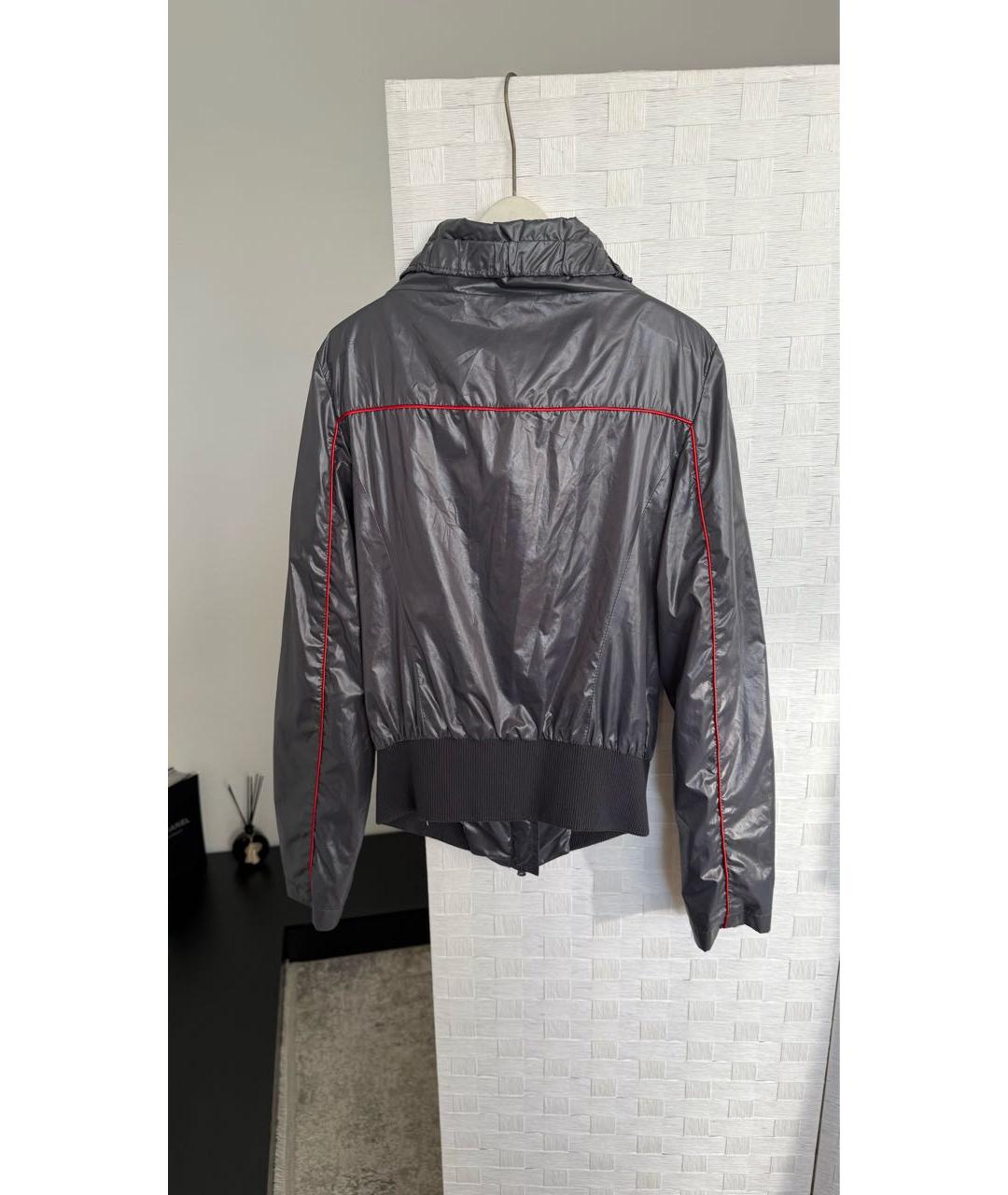 ICEBERG Антрацитовая полиэстеровая куртка, фото 2