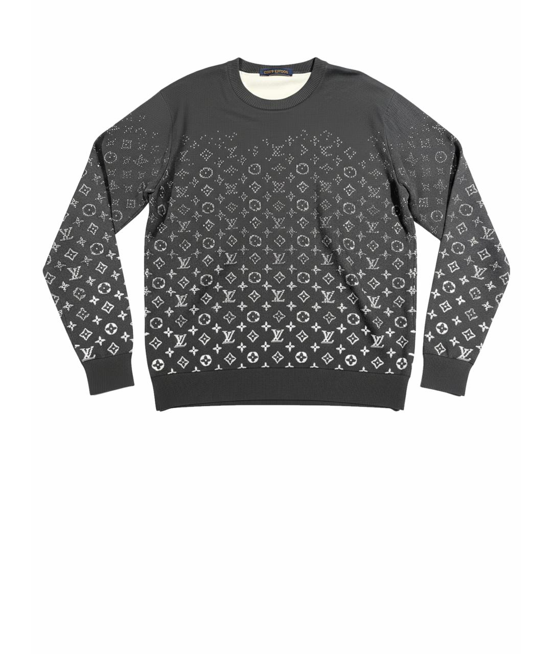 LOUIS VUITTON Черный хлопковый джемпер / свитер, фото 1