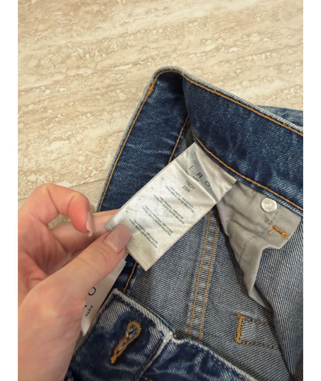 IRO Темно-синие прямые джинсы, фото 6