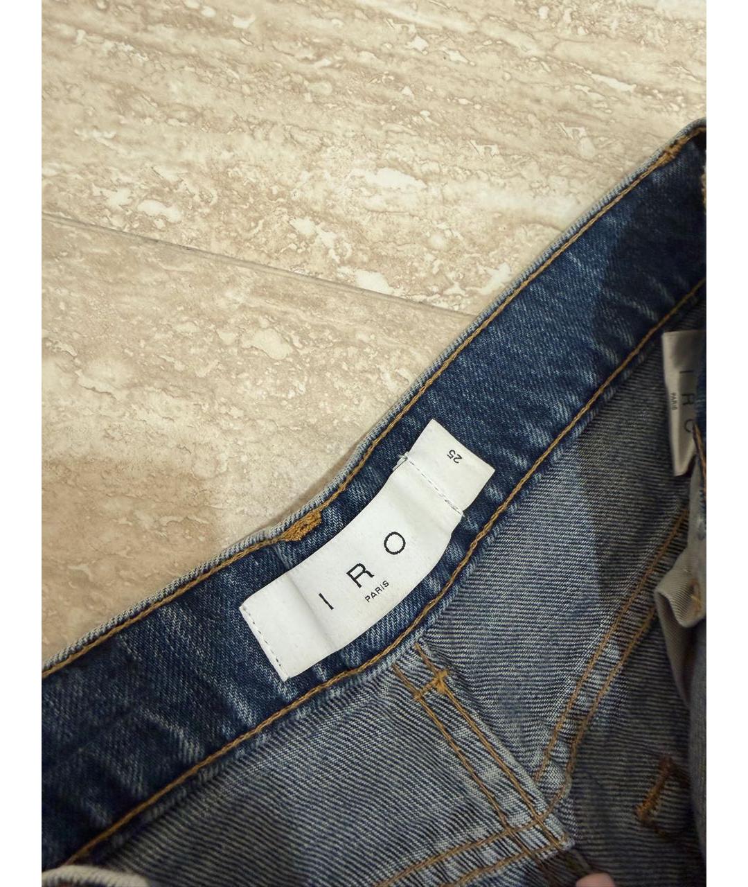 IRO Темно-синие прямые джинсы, фото 5