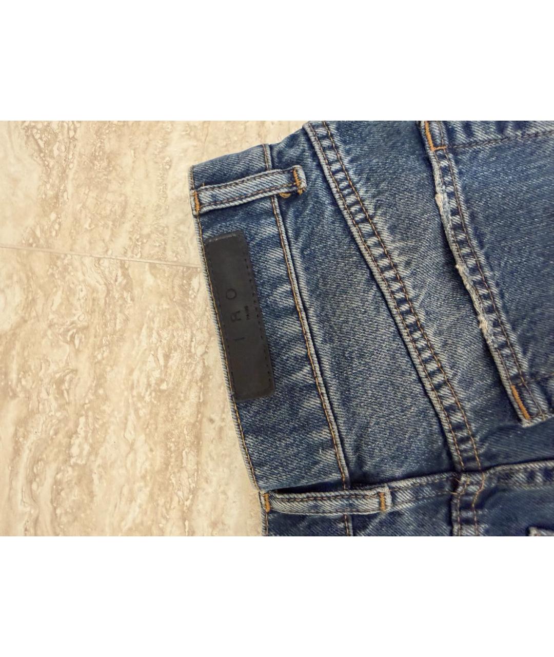 IRO Темно-синие прямые джинсы, фото 7