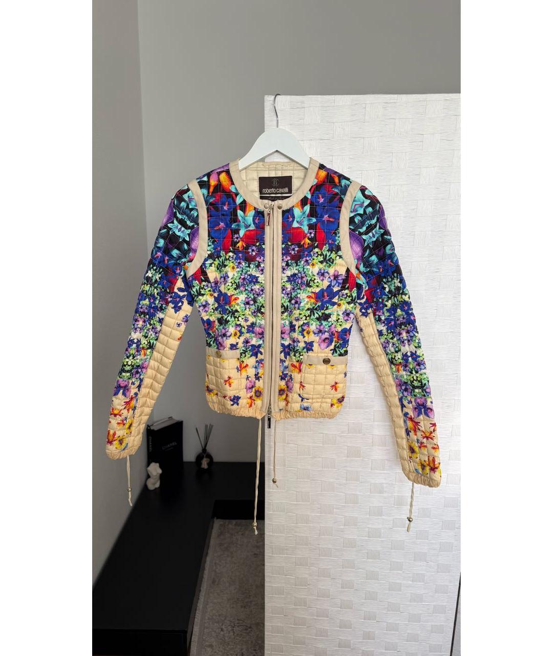 ROBERTO CAVALLI Мульти полиамидовая куртка, фото 5