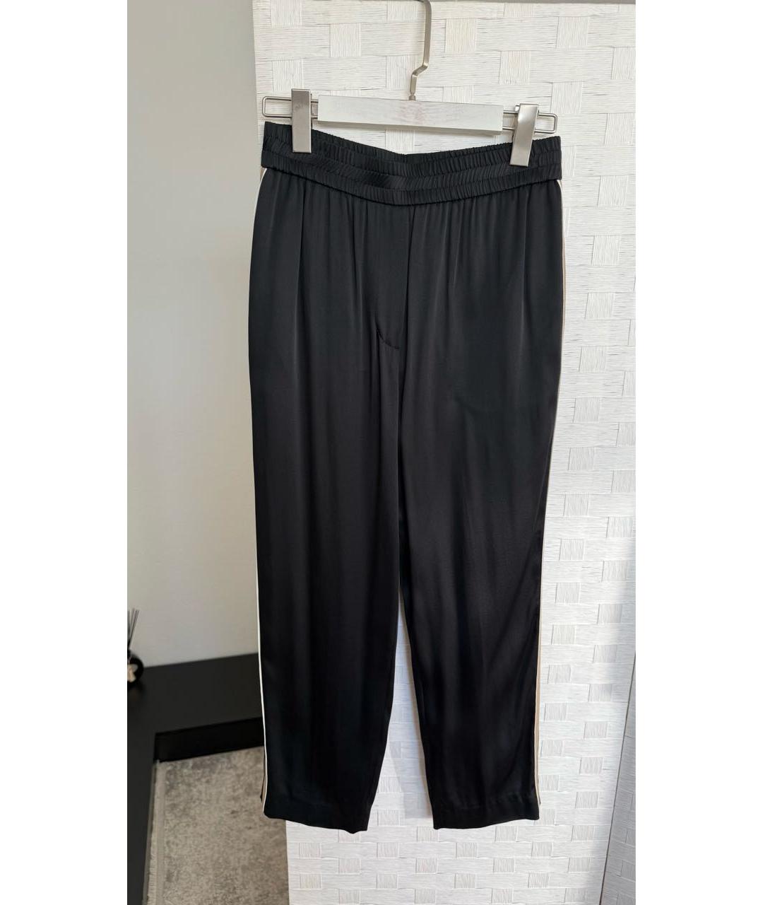 BRUNELLO CUCINELLI Черные прямые брюки, фото 5