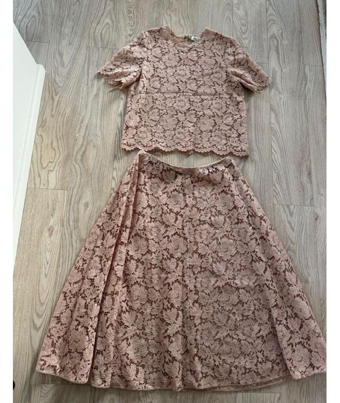 VALENTINO Розовый костюм с юбками, фото 4