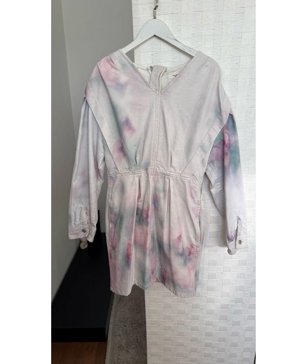 ISABEL MARANT Мульти хлопковое повседневное платье, фото 5