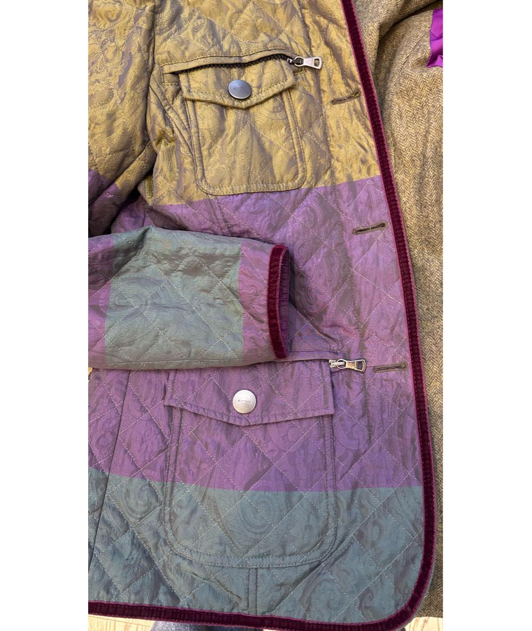 ETRO Мульти шерстяная куртка, фото 5