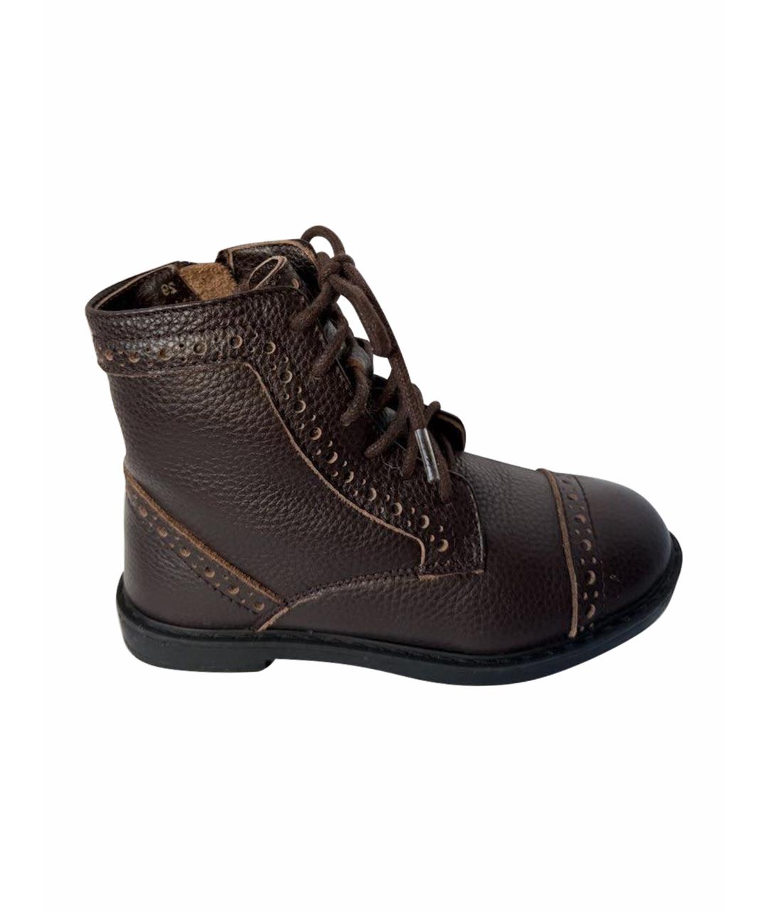 Age Of Innocence Коричневые кожаные ботинки, фото 1