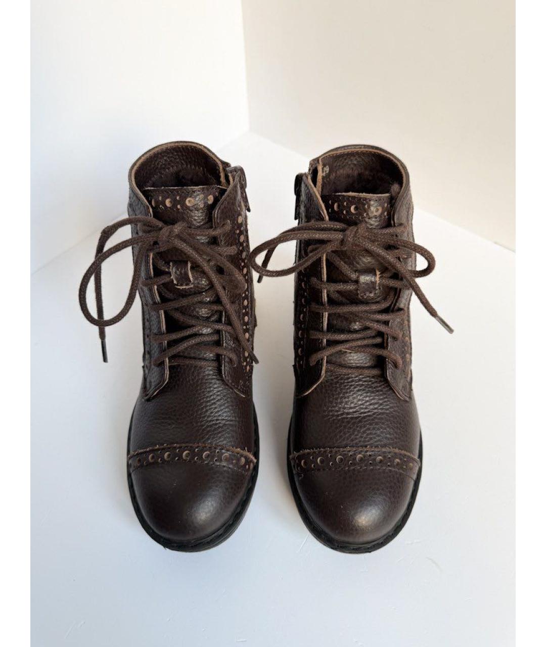 Age Of Innocence Коричневые кожаные ботинки, фото 3