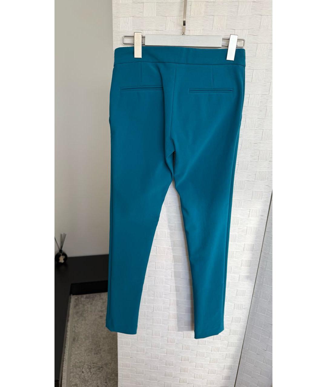 STELLA MCCARTNEY Бирюзовые прямые брюки, фото 2